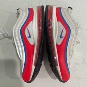Nike AirMax 97 Red, White, and Blue Sneakers